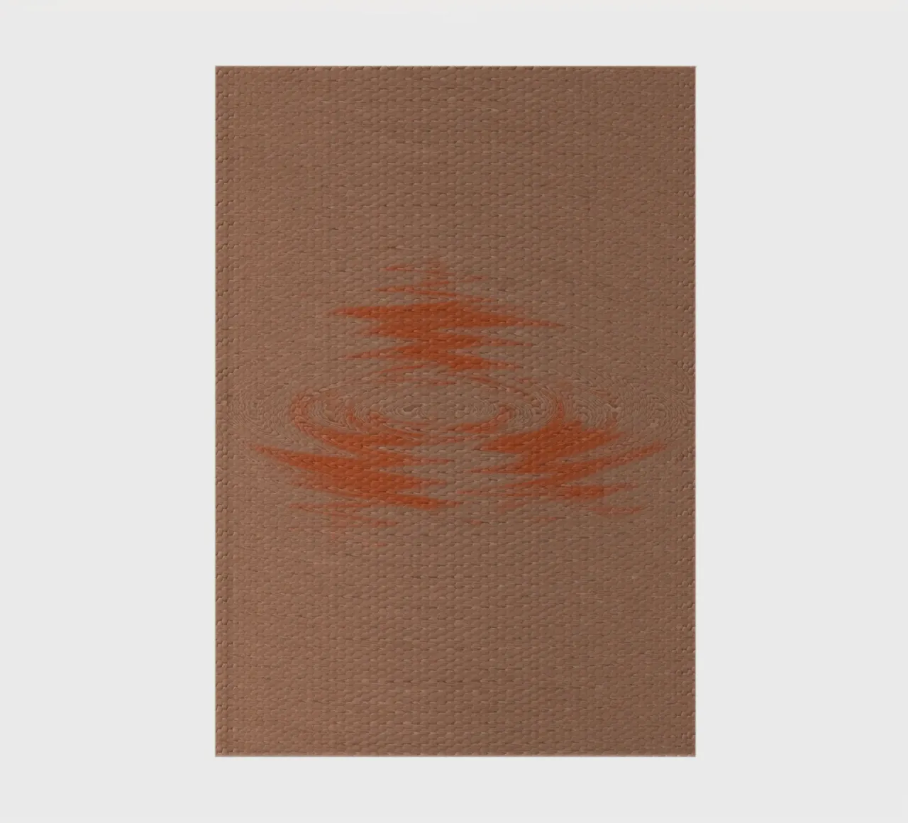 Abstract blurred waves on brown texture background notebook by Something for you