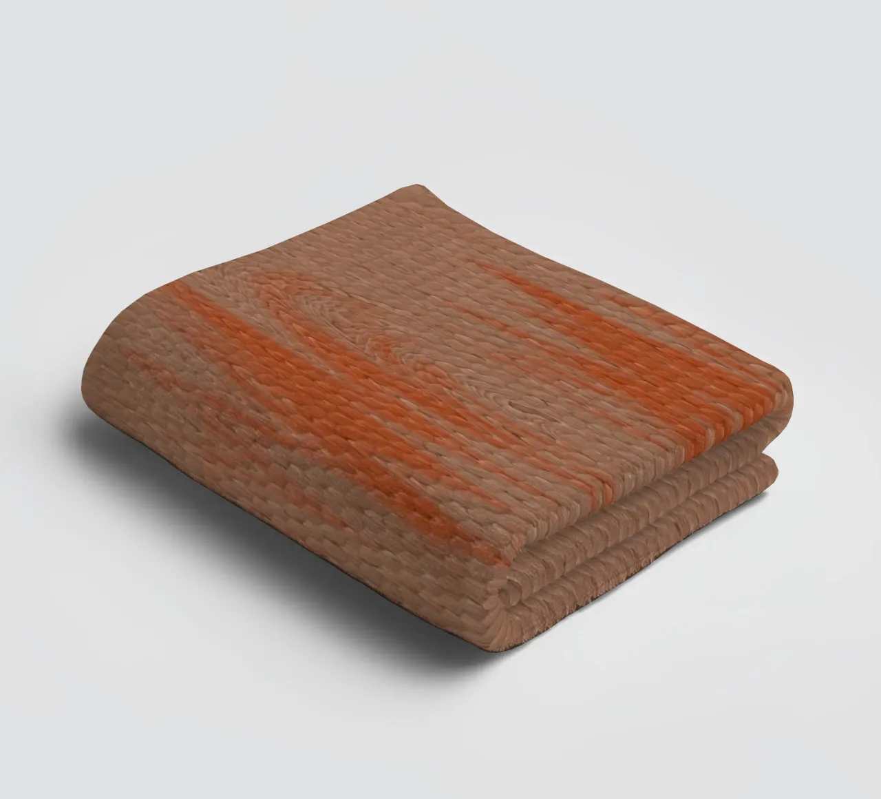 Abstract blurred waves on brown texture background towel by Something for you