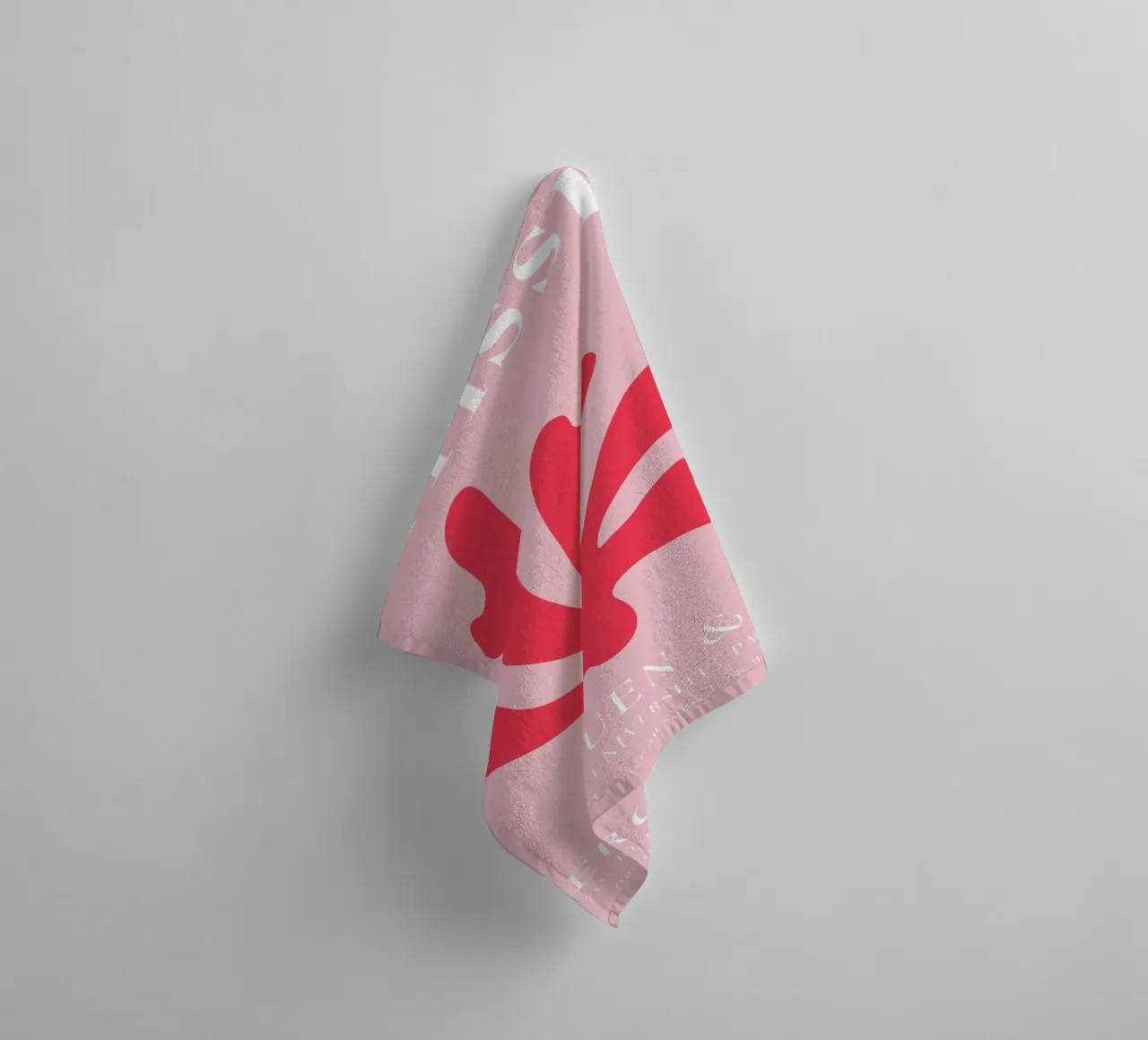 Henri matisse abstract art, pink and red towel by pdigitalprints