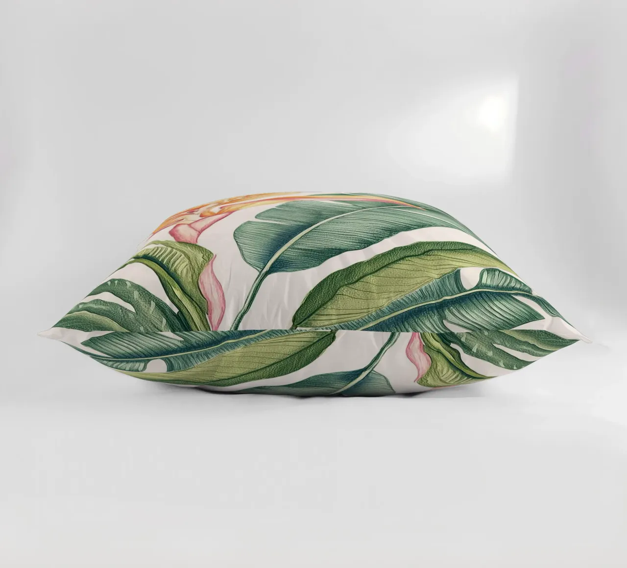 Uccello del Paradiso Monstera Leaf Boho Botanico Pianta Tropicale cuscino da Gentle Echoes Art