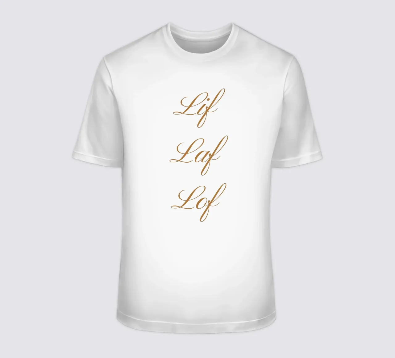 Lif Laf Lof - Verticale t-shirt da fsaf