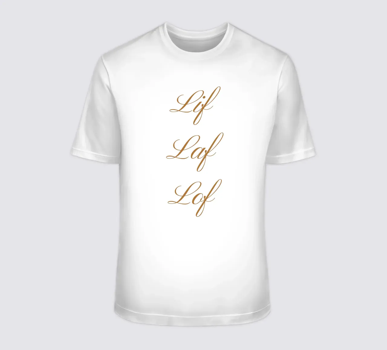 Lif Laf Lof - Verticale t-shirt da fsaf