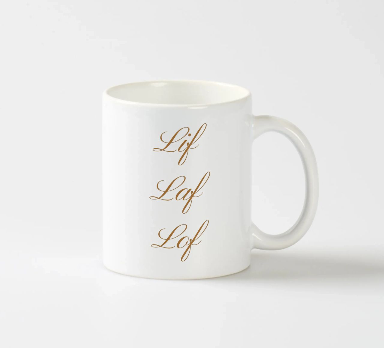 Lif Laf Lof - Verticale tazza in ceramica da fsaf