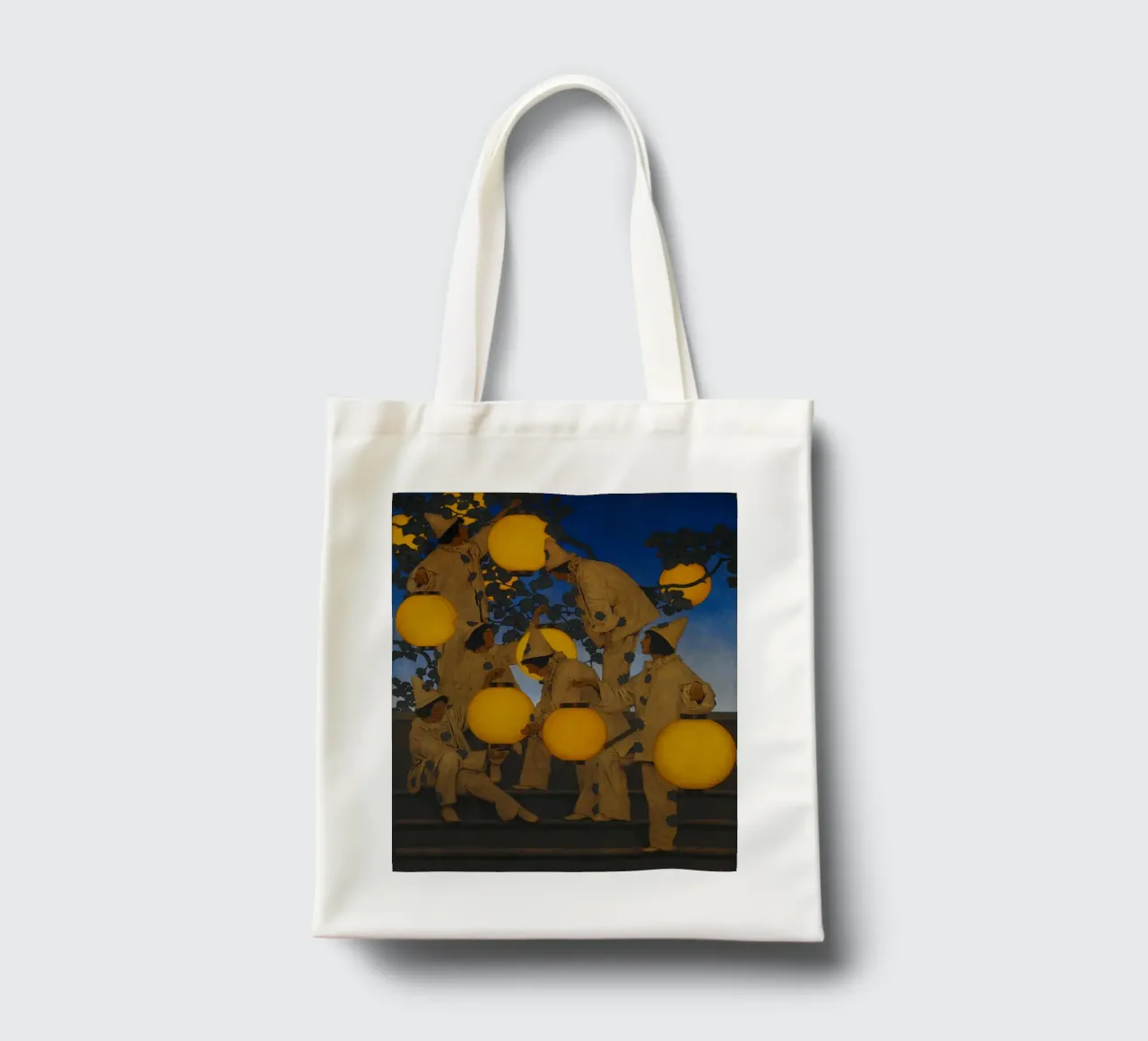 Maxfield Parrish - I portatori di lanterne borsa in juta da William Store