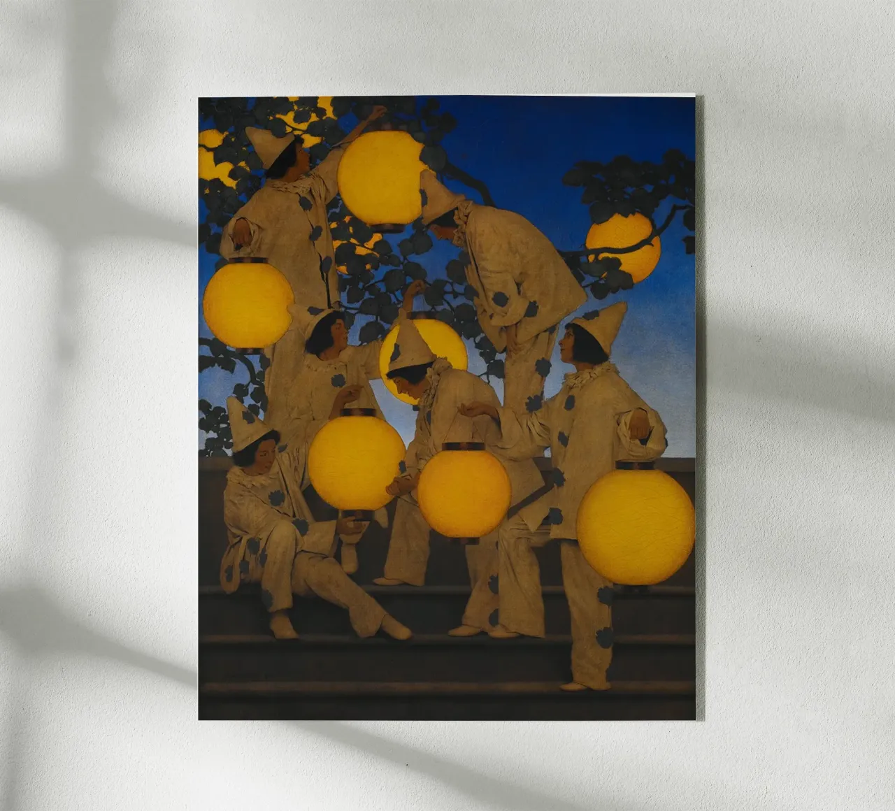 Maxfield Parrish - I portatori di lanterne plexiglass da William Store