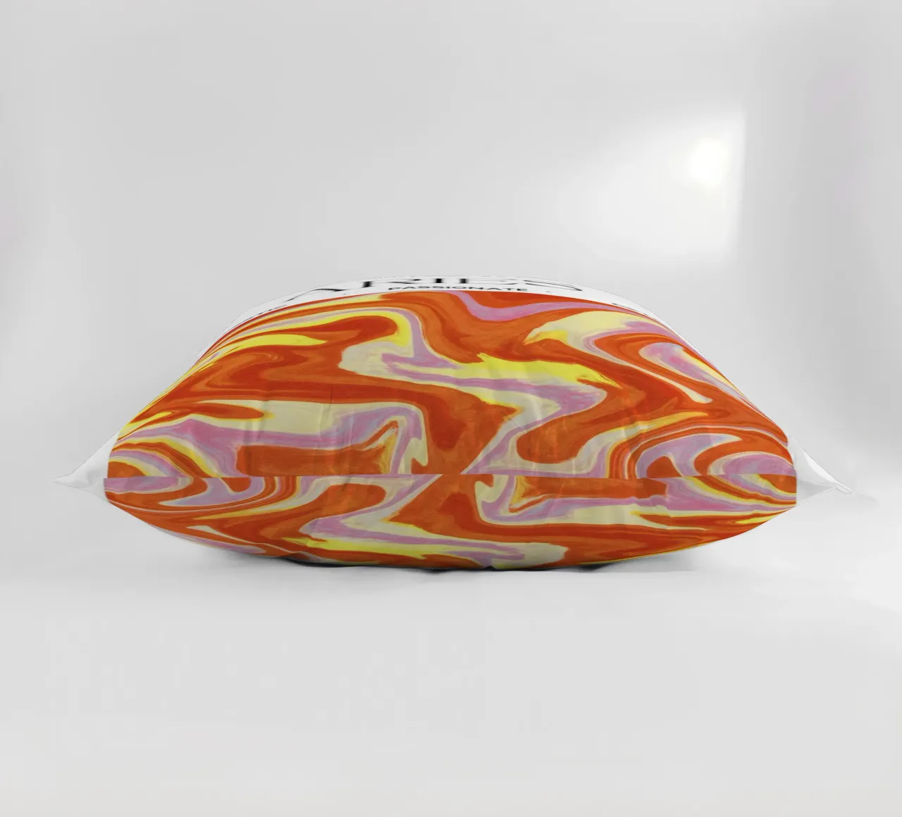 Fiery Aries Abstract Print – Bold, Passionate, and Dynamic cuscino da PrintCessStudio