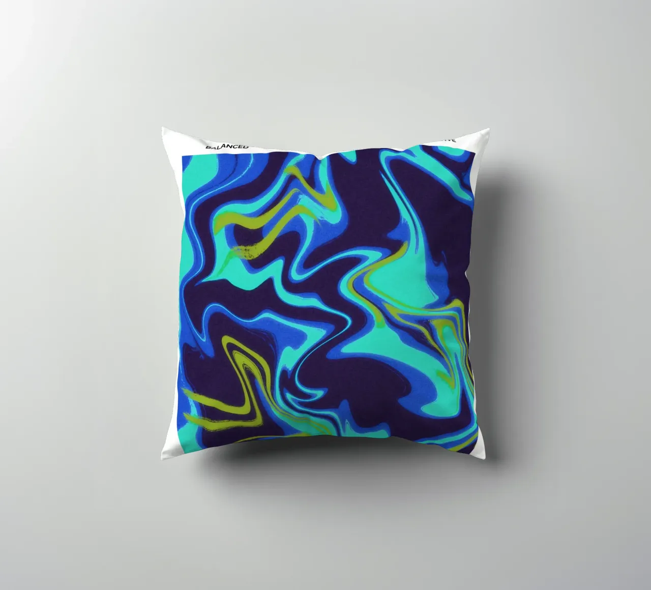 Balanced Libra Abstract Print cuscino da PrintCessStudio