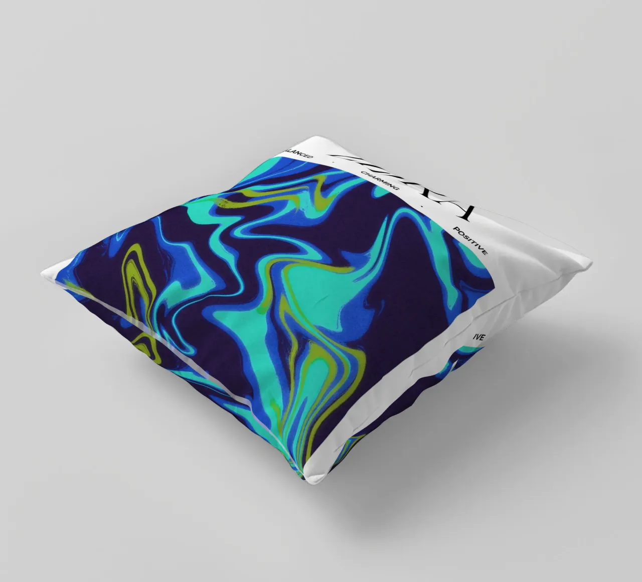 Balanced Libra Abstract Print cuscino da PrintCessStudio