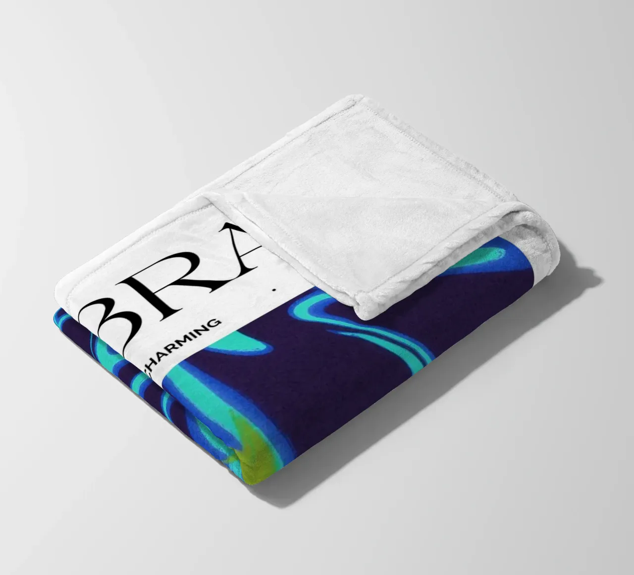 Balanced Libra Abstract Print coperta in pile da PrintCessStudio
