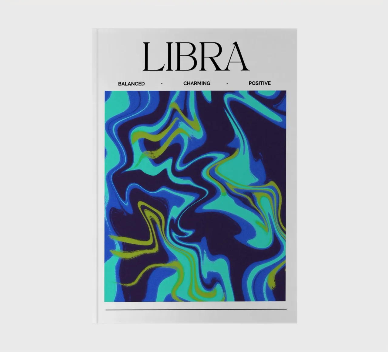 Balanced Libra Abstract Print diario da PrintCessStudio