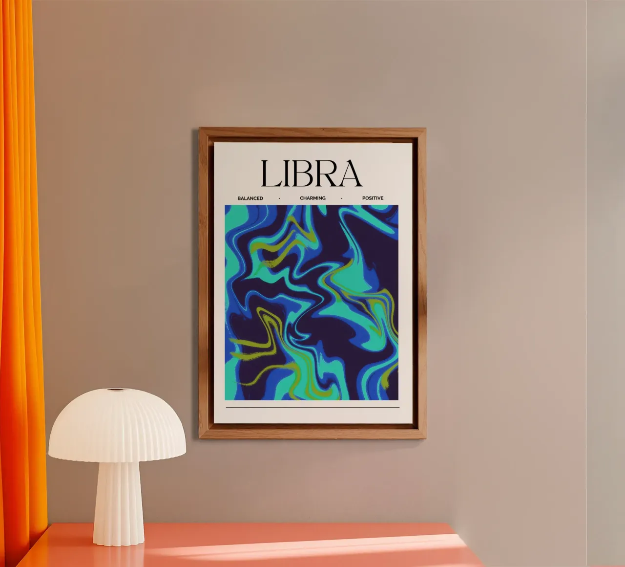 Balanced Libra Abstract Print pannello forex da PrintCessStudio