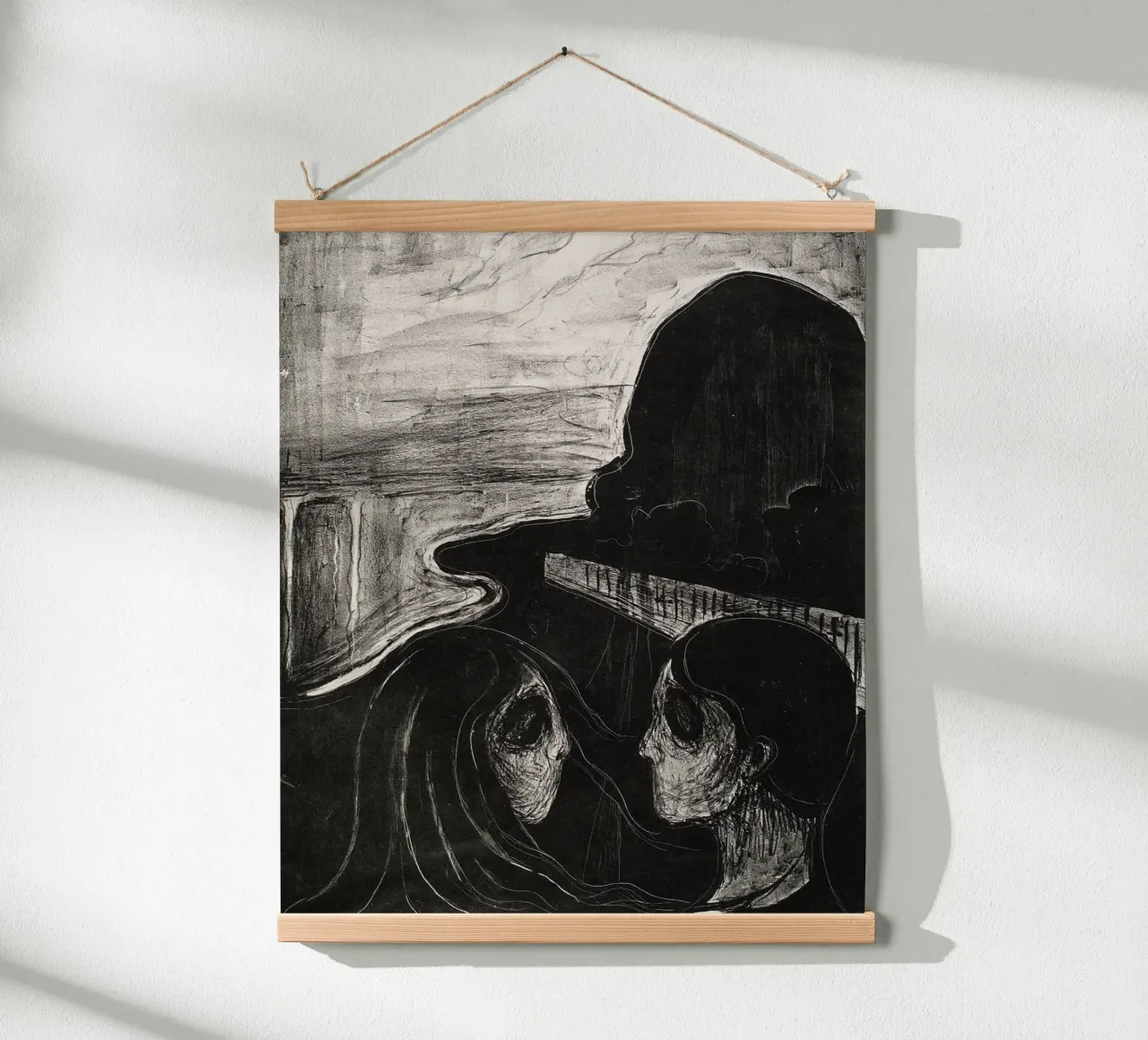Edvard Munch - Attrazione I carta hahnemühle da Timeless Artworks