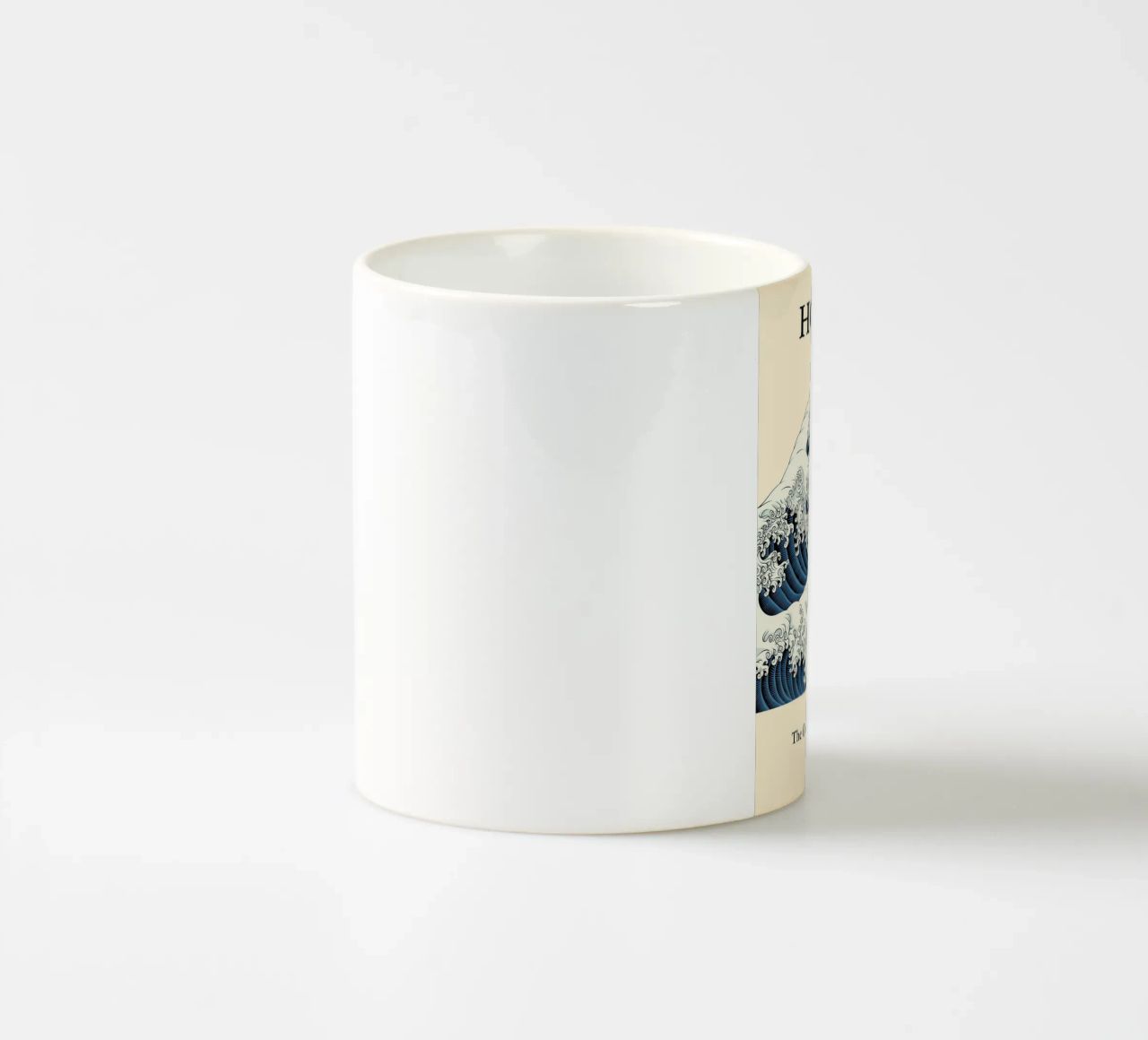 Hokusai Great Wave Inspired Print – Timeless, Elegant & Hip keramische mok van PrintCessStudio