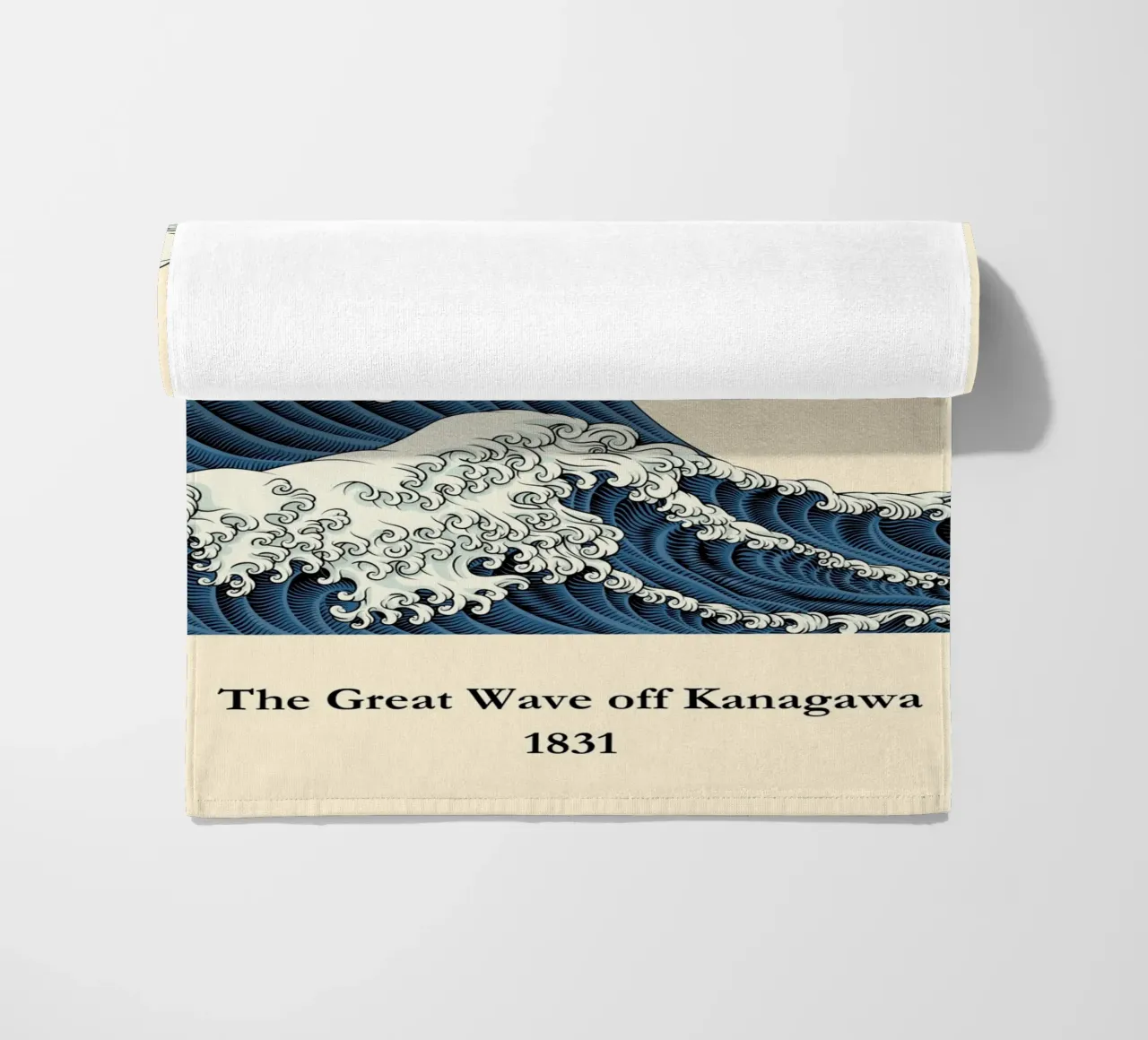 Hokusai Great Wave Inspired Print – Timeless, Elegant & Hip beach towel by PrintCessStudio
