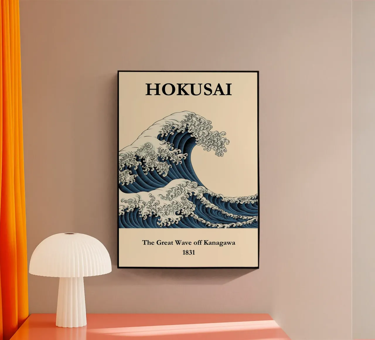 Hokusai Great Wave Inspired Print – Timeless, Elegant & Hip Acryl-Glas von PrintCessStudio