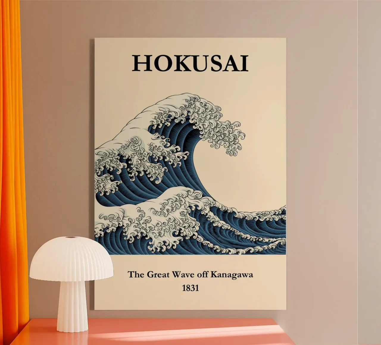Hokusai Great Wave Inspired Print – Timeless, Elegant & Hip Acryl-Glas von PrintCessStudio