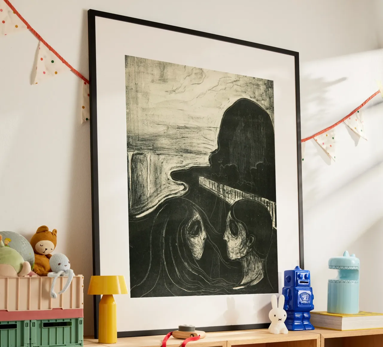 Edvard Munch - Attrazione carta hahnemühle da Timeless Artworks