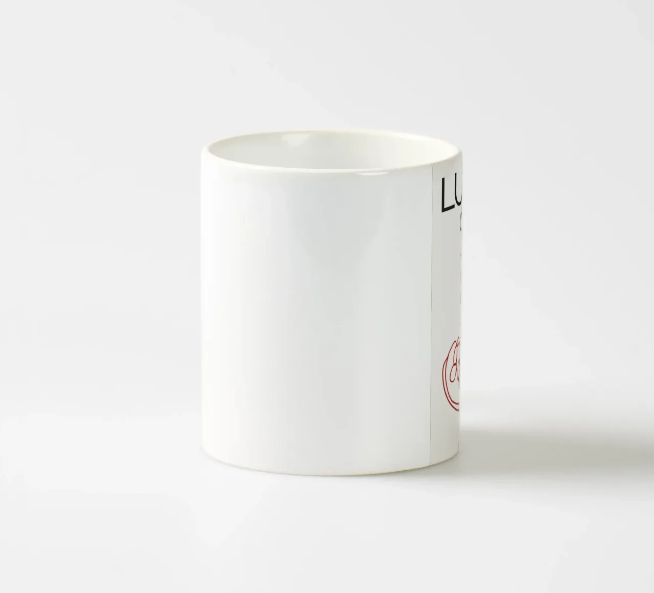 Lunch Club Print – Playful, Retro & Deliciously Fun tazza in ceramica da PrintCessStudio