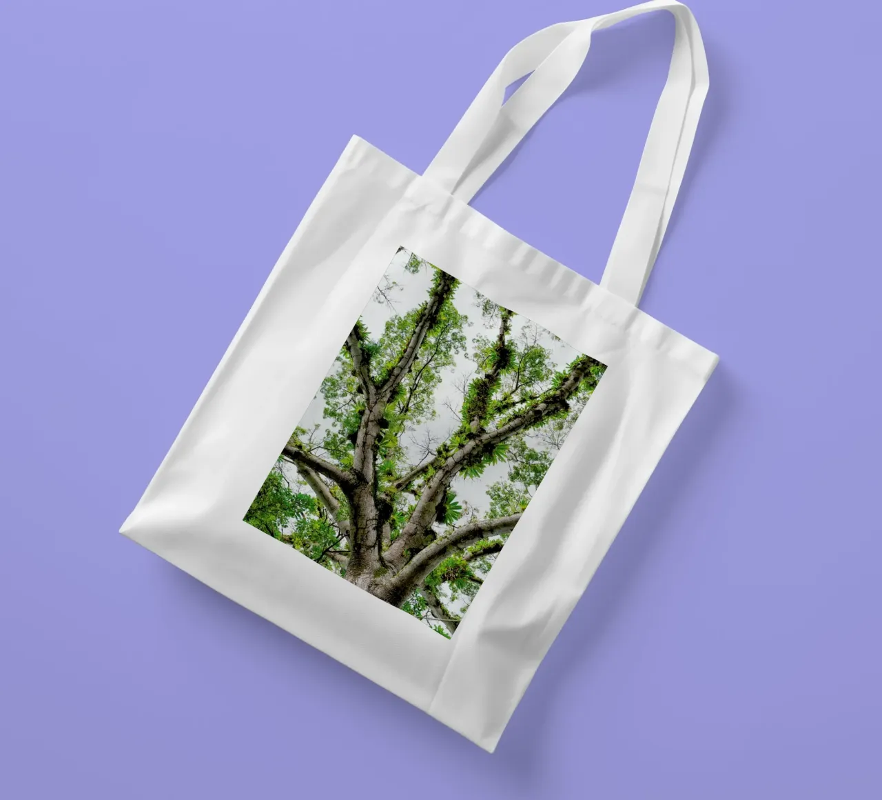 Jungle Tree borsa in juta da Curious Collections by Marielle Leenders