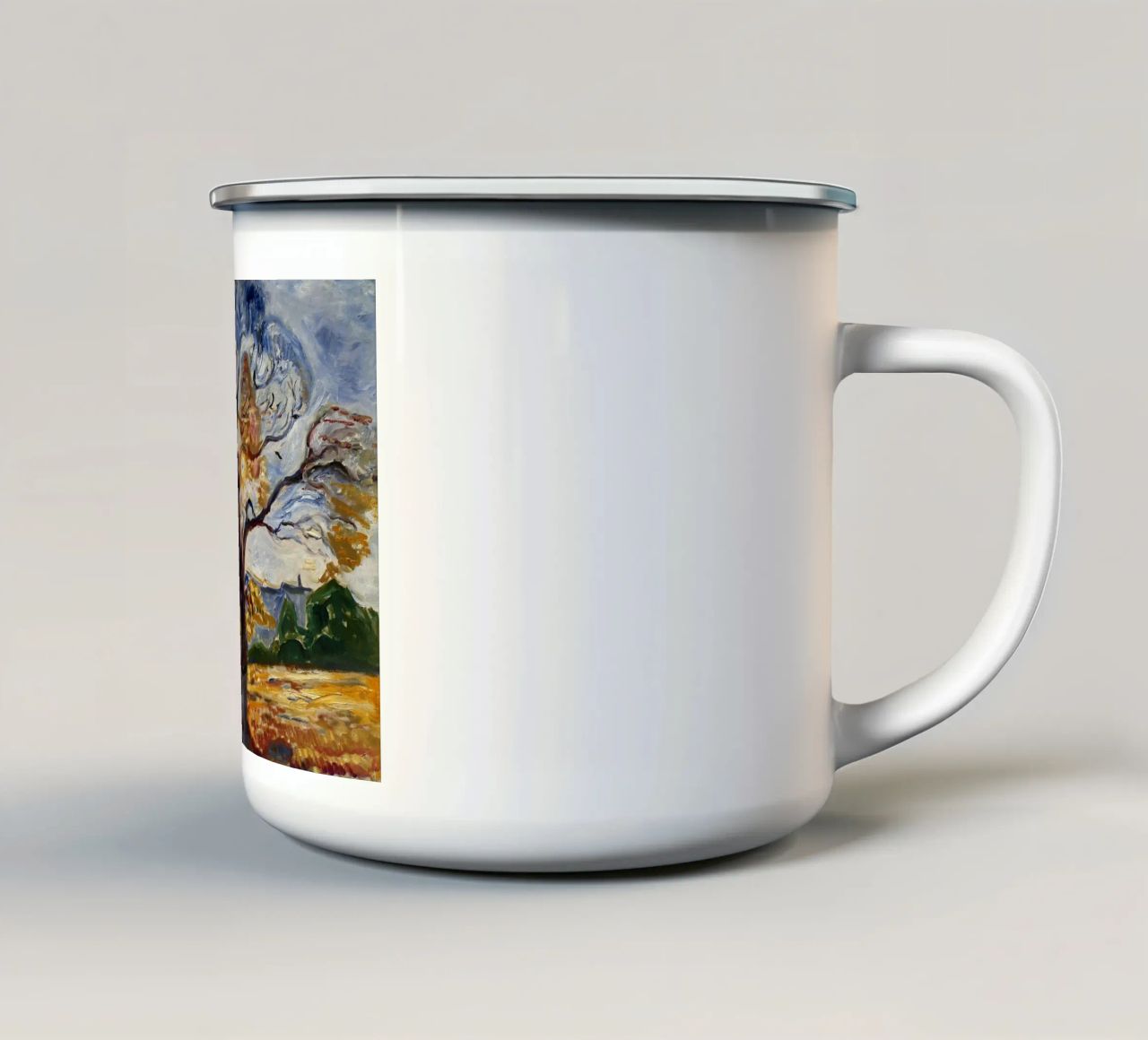 Edvard Munch - La quercia tazza in smalto da Timeless Artworks