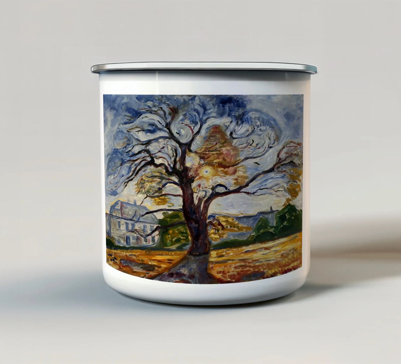 Edvard Munch - La quercia tazza in smalto da Timeless Artworks