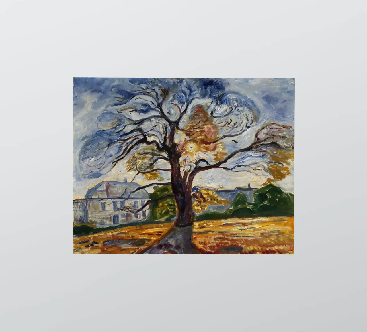 Edvard Munch - Le chêne autocollant de Timeless Artworks