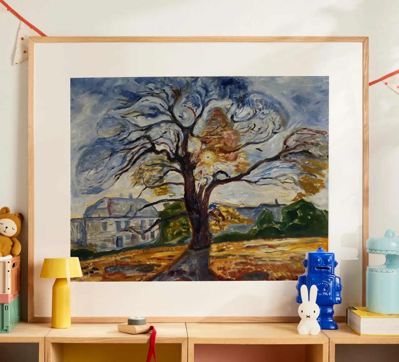 Edvard Munch - La quercia carta hahnemühle da Timeless Artworks