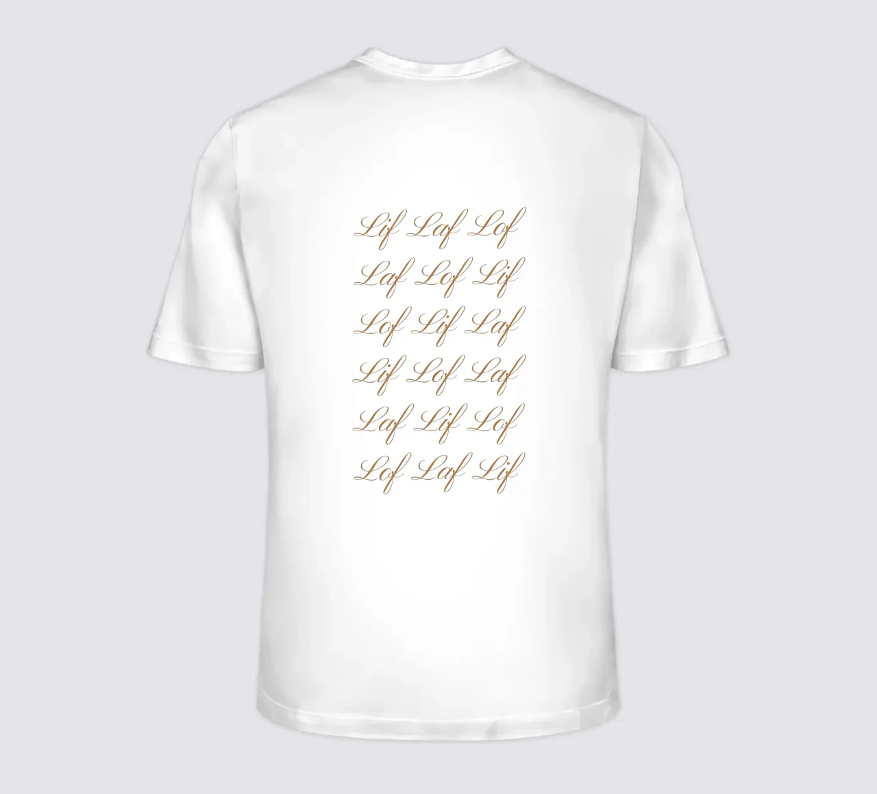 Lif Laf Lof - Horizontal t-shirt by fsaf