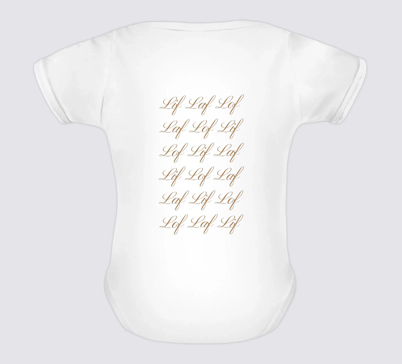 Lif Laf Lof - Orizzontale body neonato maniche corte da fsaf