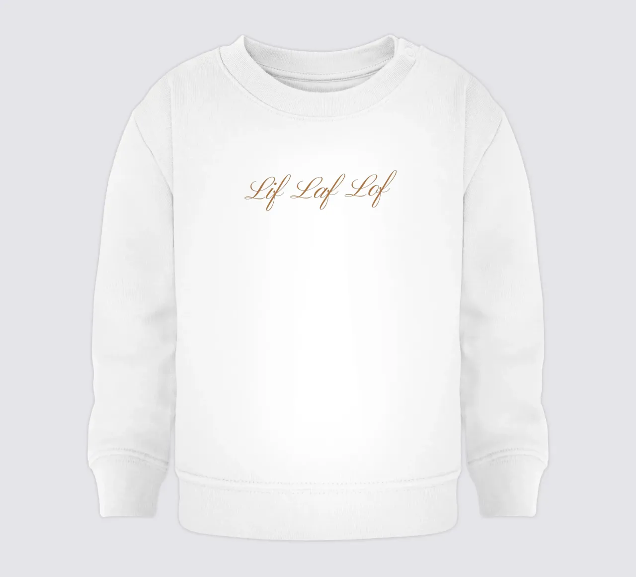 Lif Laf Lof - Orizzontale felpa neonato da fsaf
