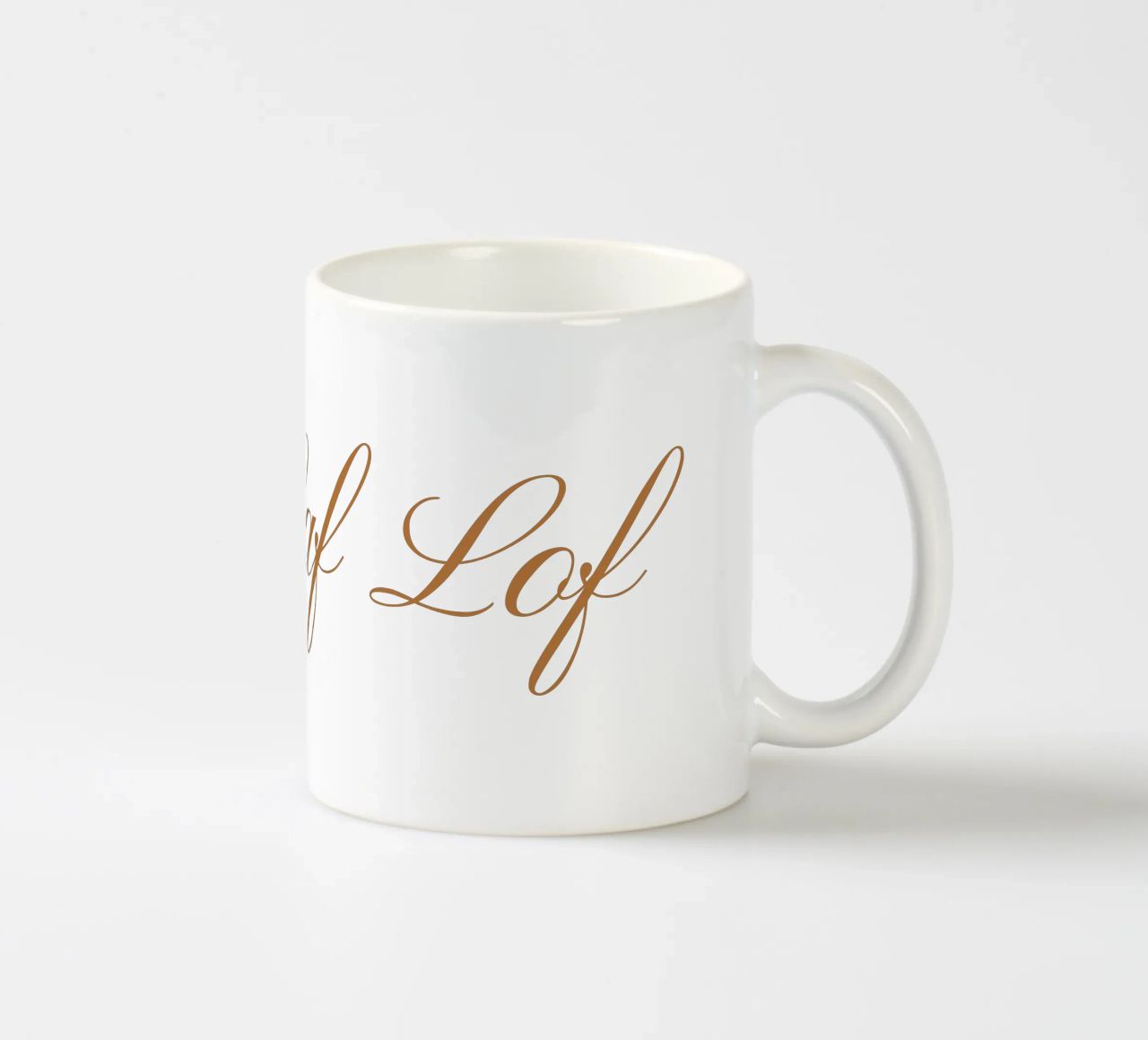 Lif Laf Lof - Orizzontale tazza in ceramica da fsaf