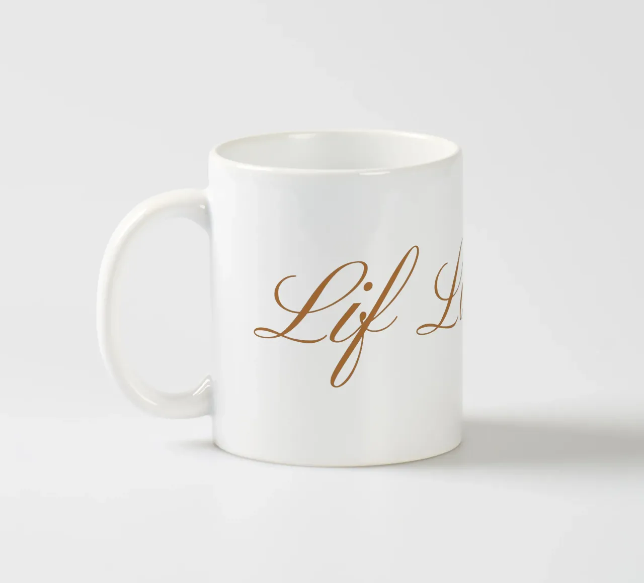 Lif Laf Lof - Horizontal taza de cerámica de fsaf