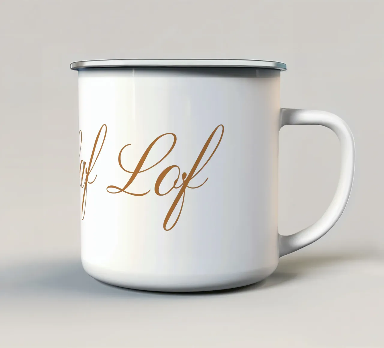Lif Laf Lof - Horizontal taza de esmalte de fsaf
