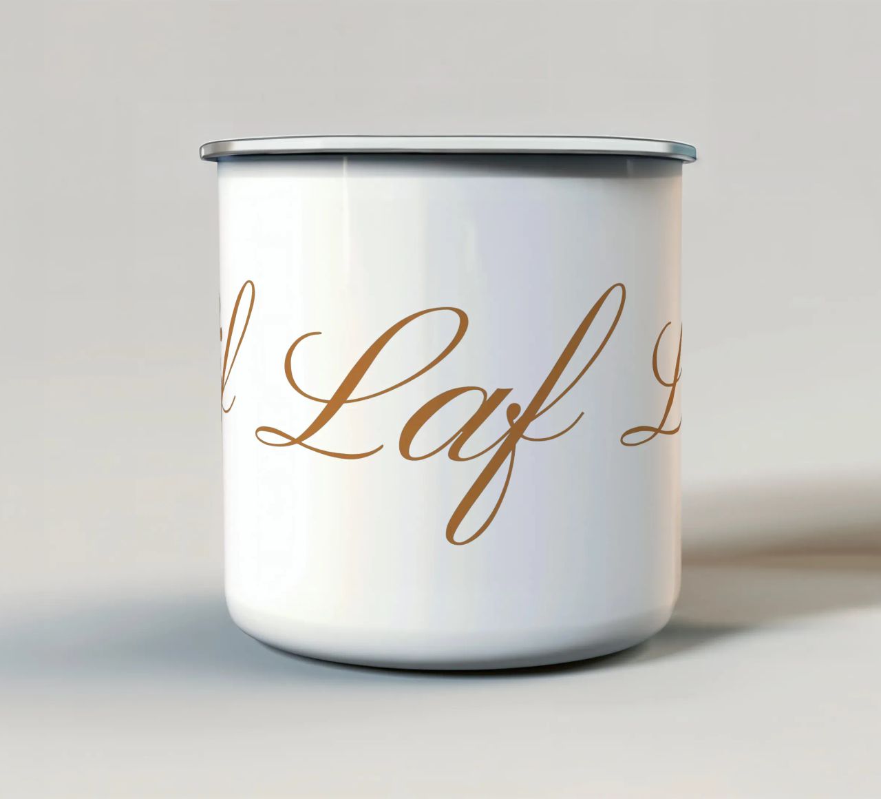 Lif Laf Lof - Orizzontale tazza in smalto da fsaf