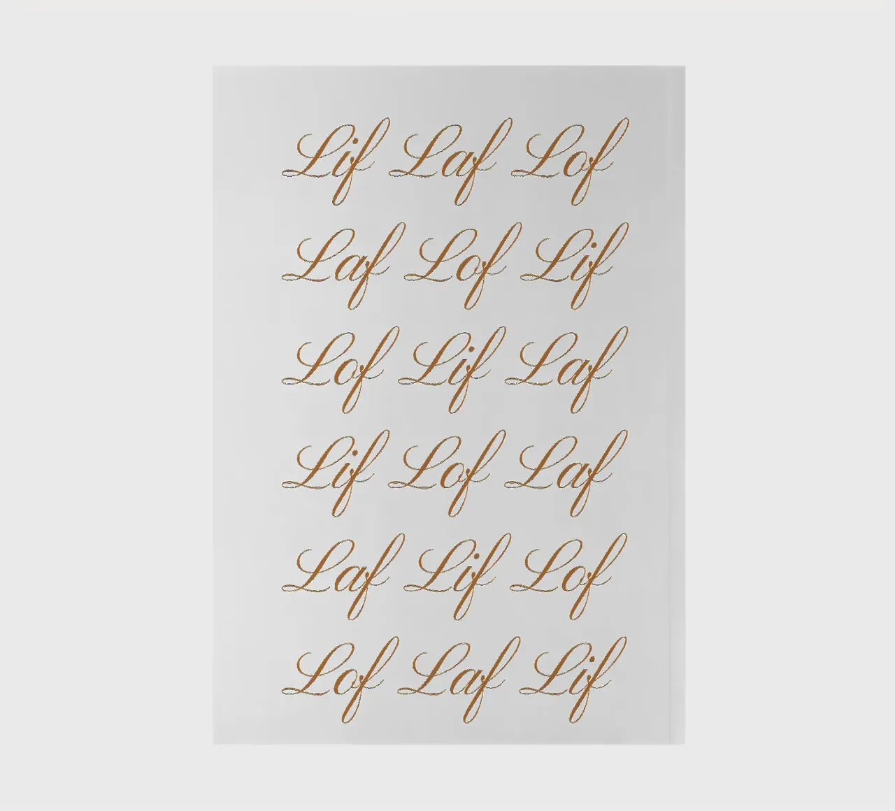 Lif Laf Lof - Horizontal notebook by fsaf