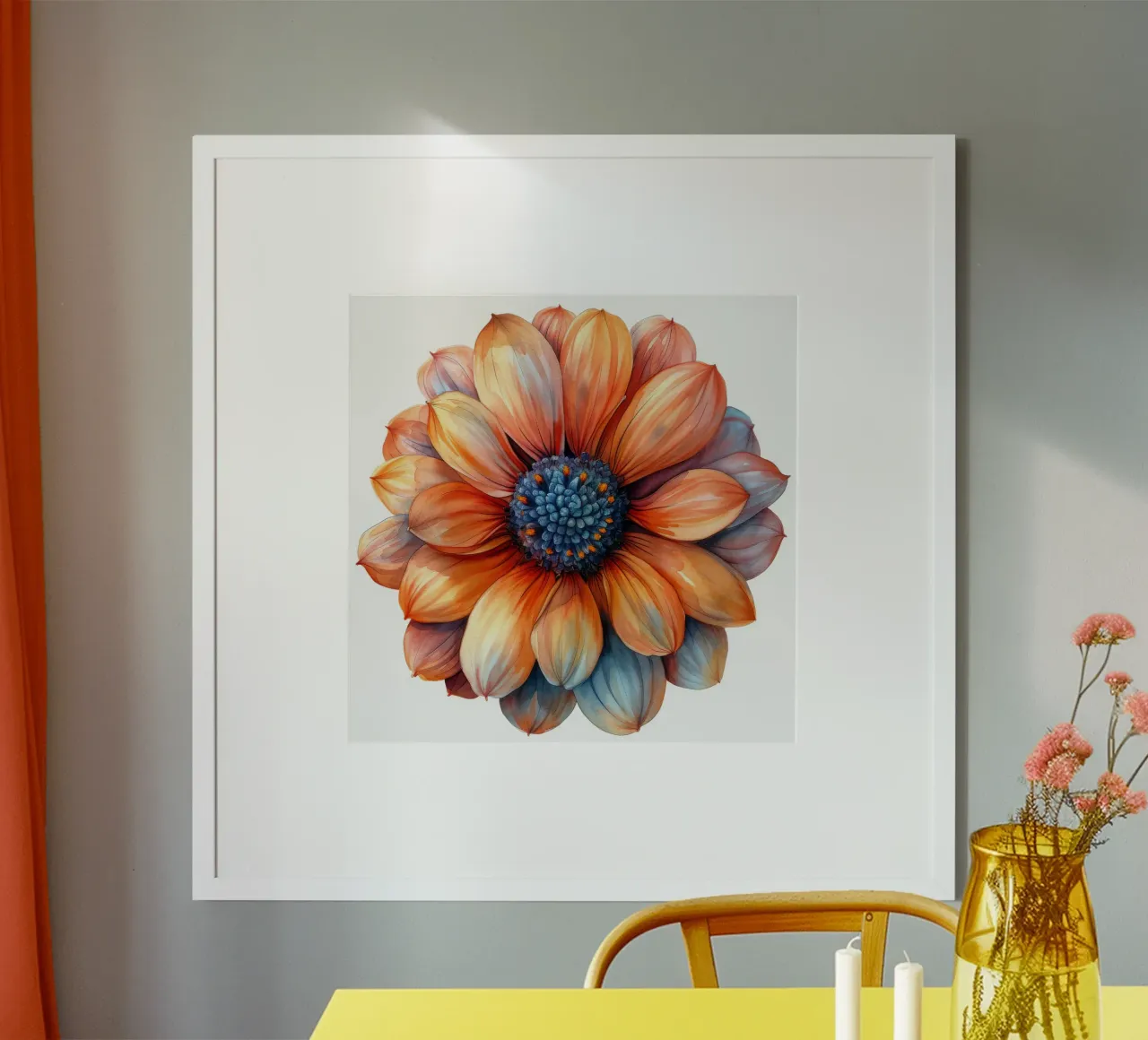 Gemaltes Gänseblümchen Blume 4 Poster von Bold Blooms