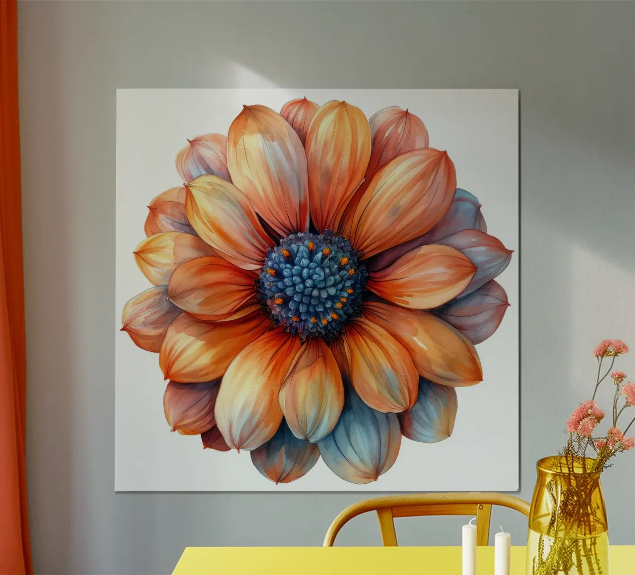 Gemaltes Gänseblümchen Blume 4 Poster von Bold Blooms