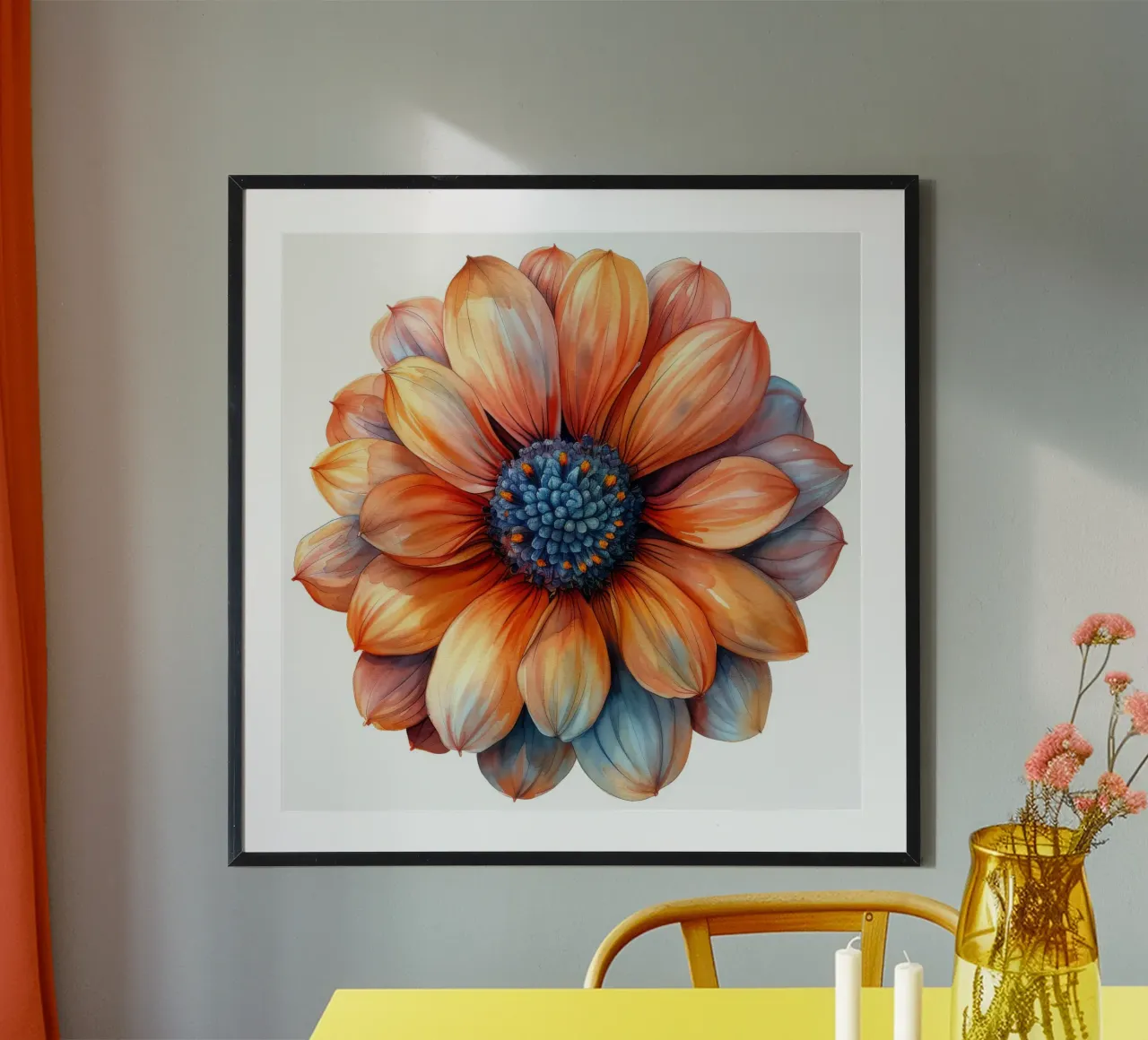 Gemaltes Gänseblümchen Blume 4 Poster von Bold Blooms