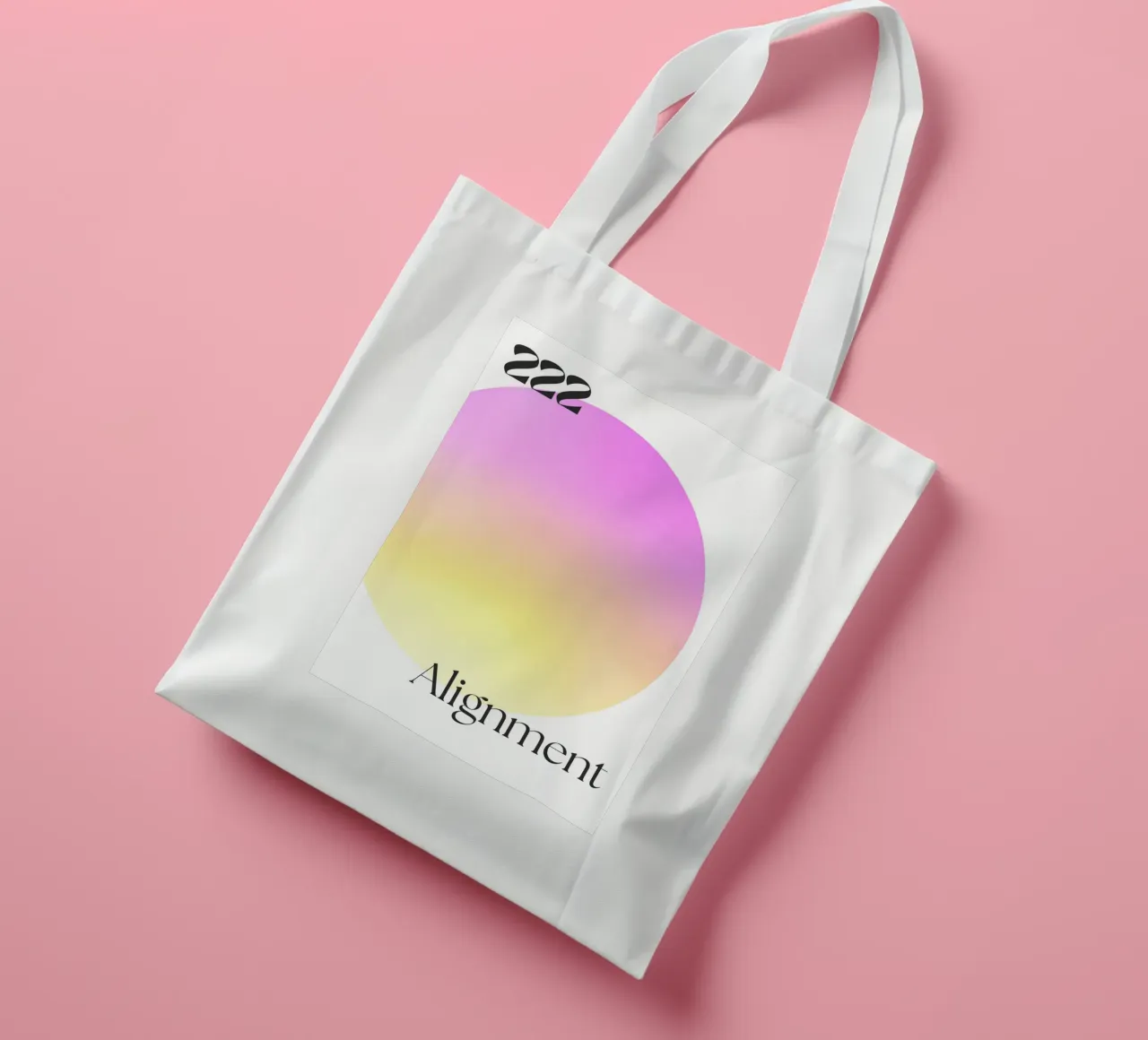 222 Alignment Print – Harmonious, Balanced & Spiritual borsa in juta da PrintCessStudio