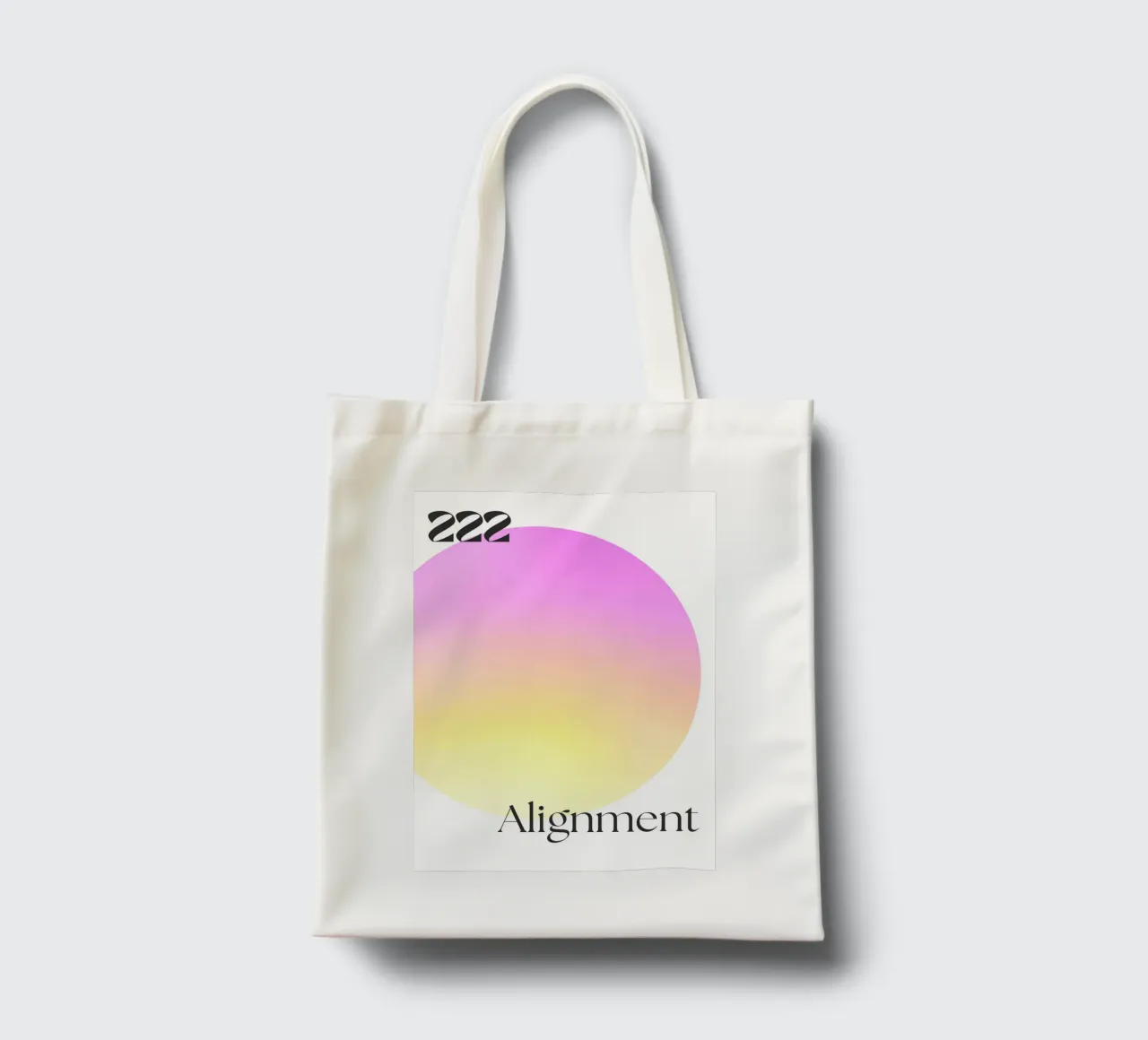 222 Alignment Print – Harmonious, Balanced & Spiritual borsa in juta da PrintCessStudio