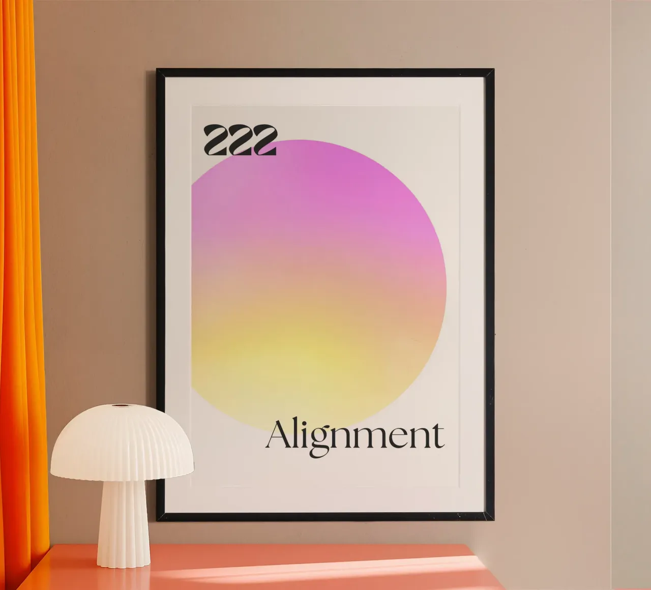 222 Alignment Print – Harmonious, Balanced & Spiritual carta hahnemühle da PrintCessStudio