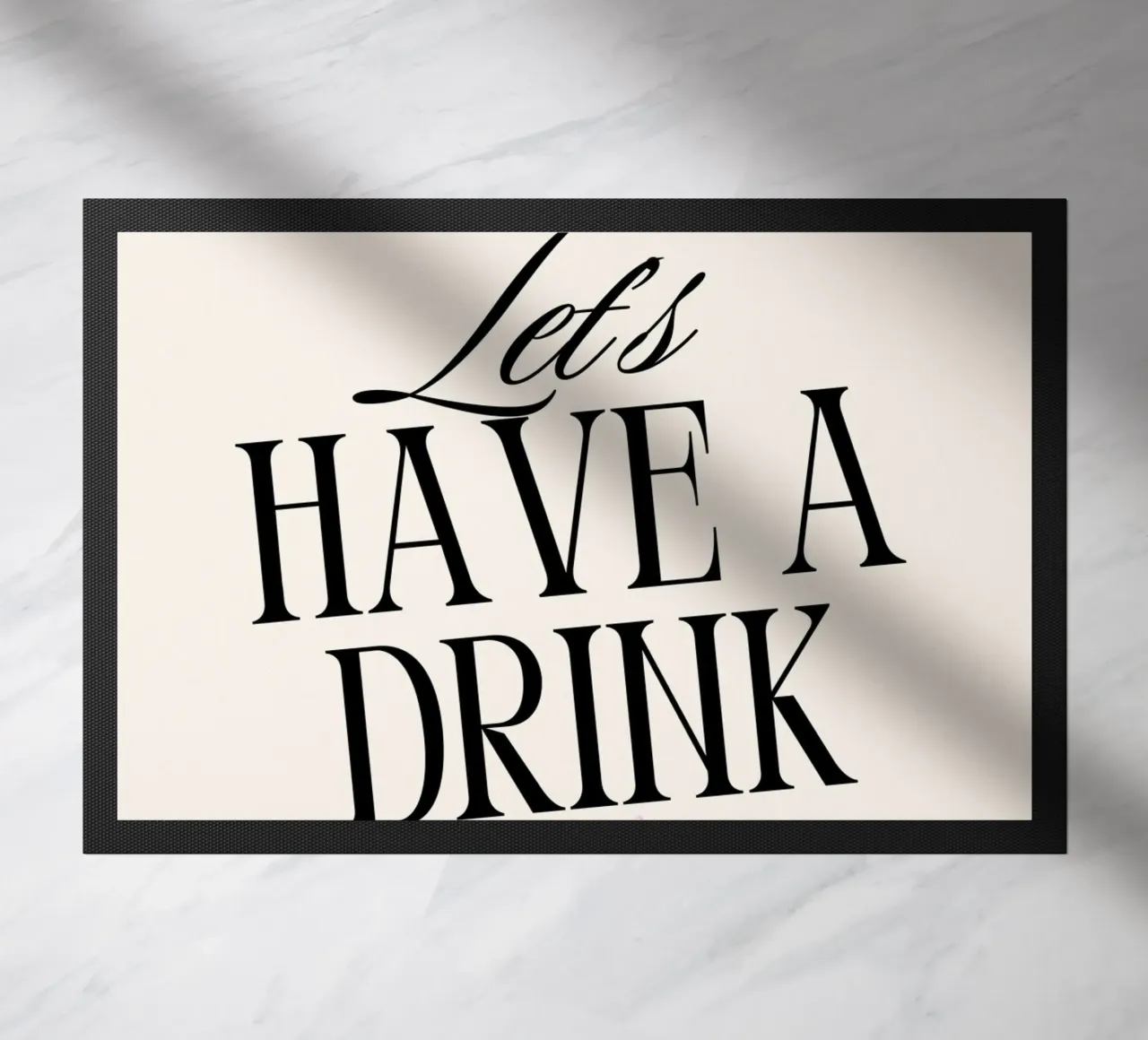 Let's Have a Drink... or Two Print – Playful, Cheerful & Fun zerbino da PrintCessStudio
