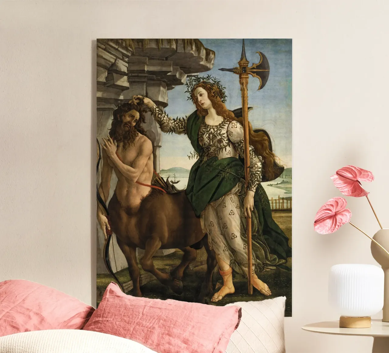 Sandro Botticelli - Palas y el Centauro metacrilato de Timeless Artworks