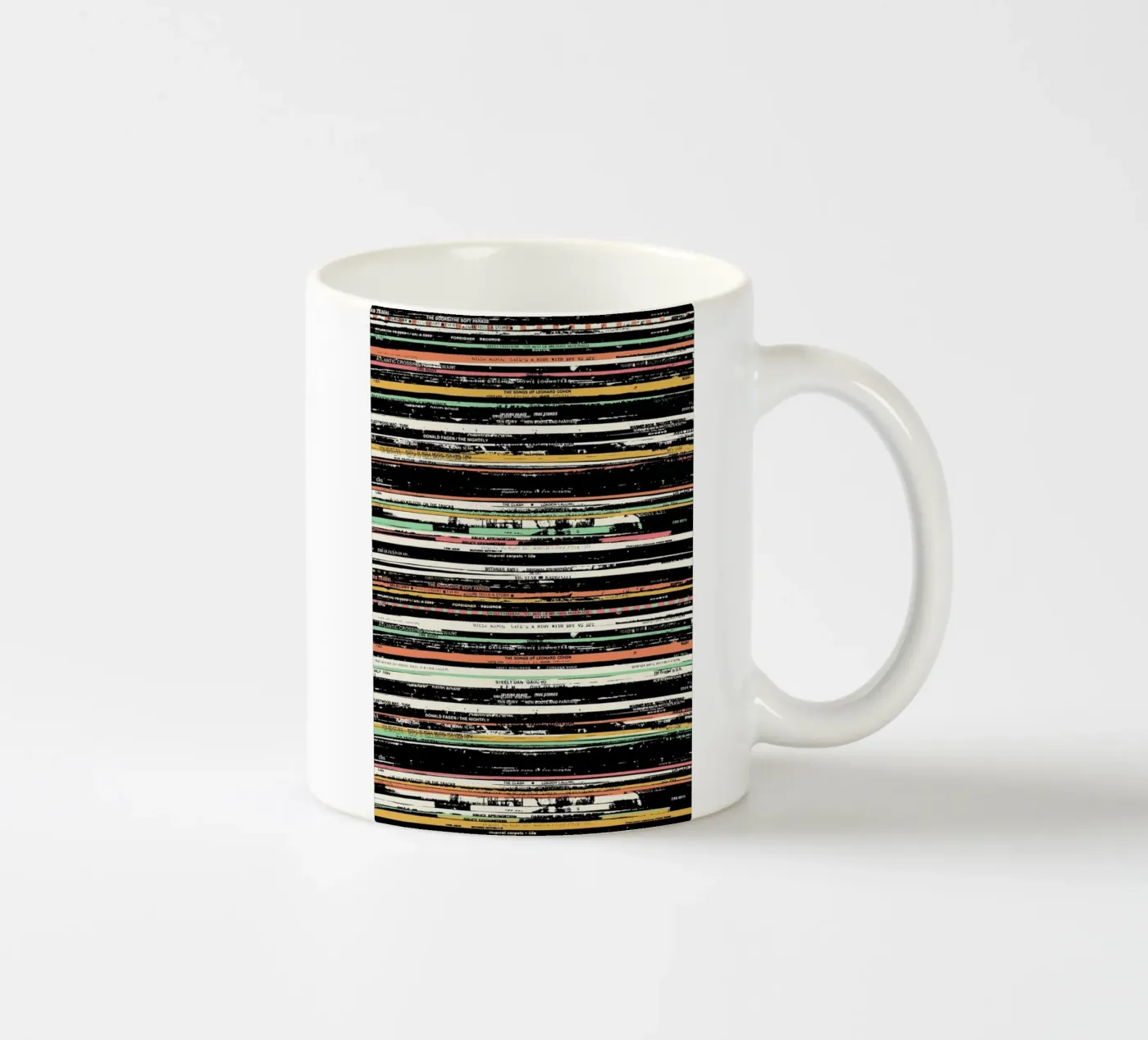 Records ceramic mug by Florent Bodart