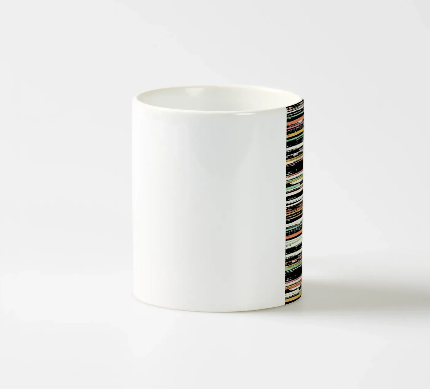 Records ceramic mug by Florent Bodart