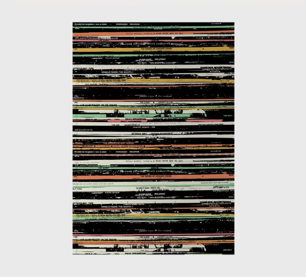 Records notebook by Florent Bodart
