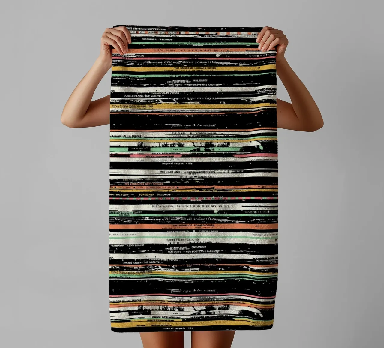 Records towel by Florent Bodart