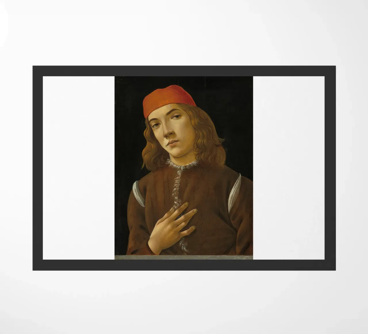 Sandro Botticelli - Ritratto di giovane uomo zerbino da Timeless Artworks