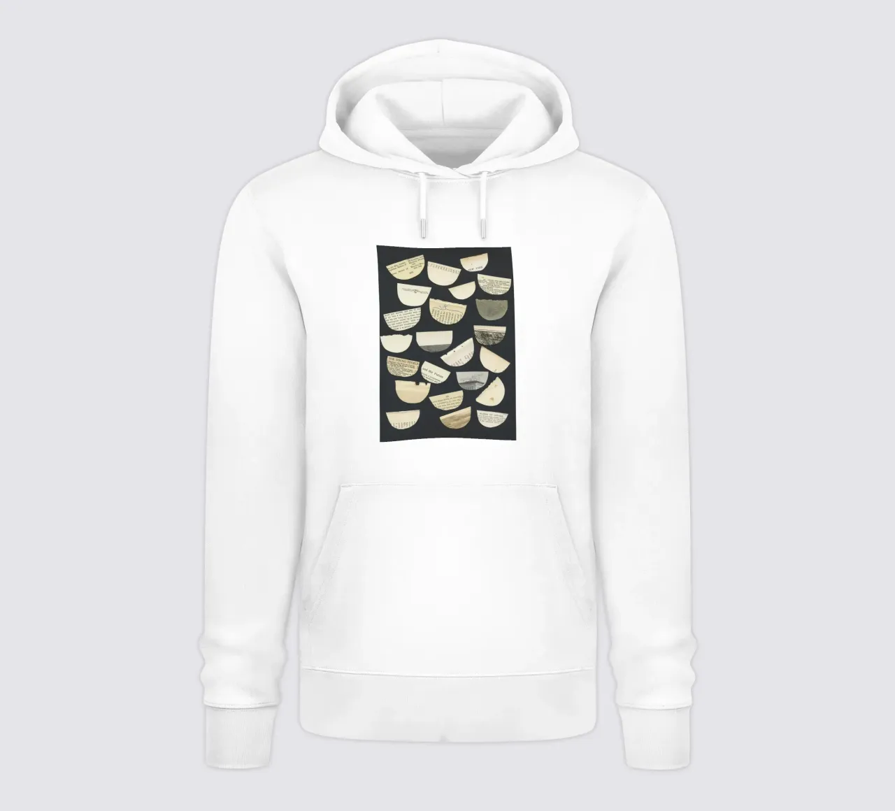 Parole libere felpa con cappuccio da Cassia Beck Collage