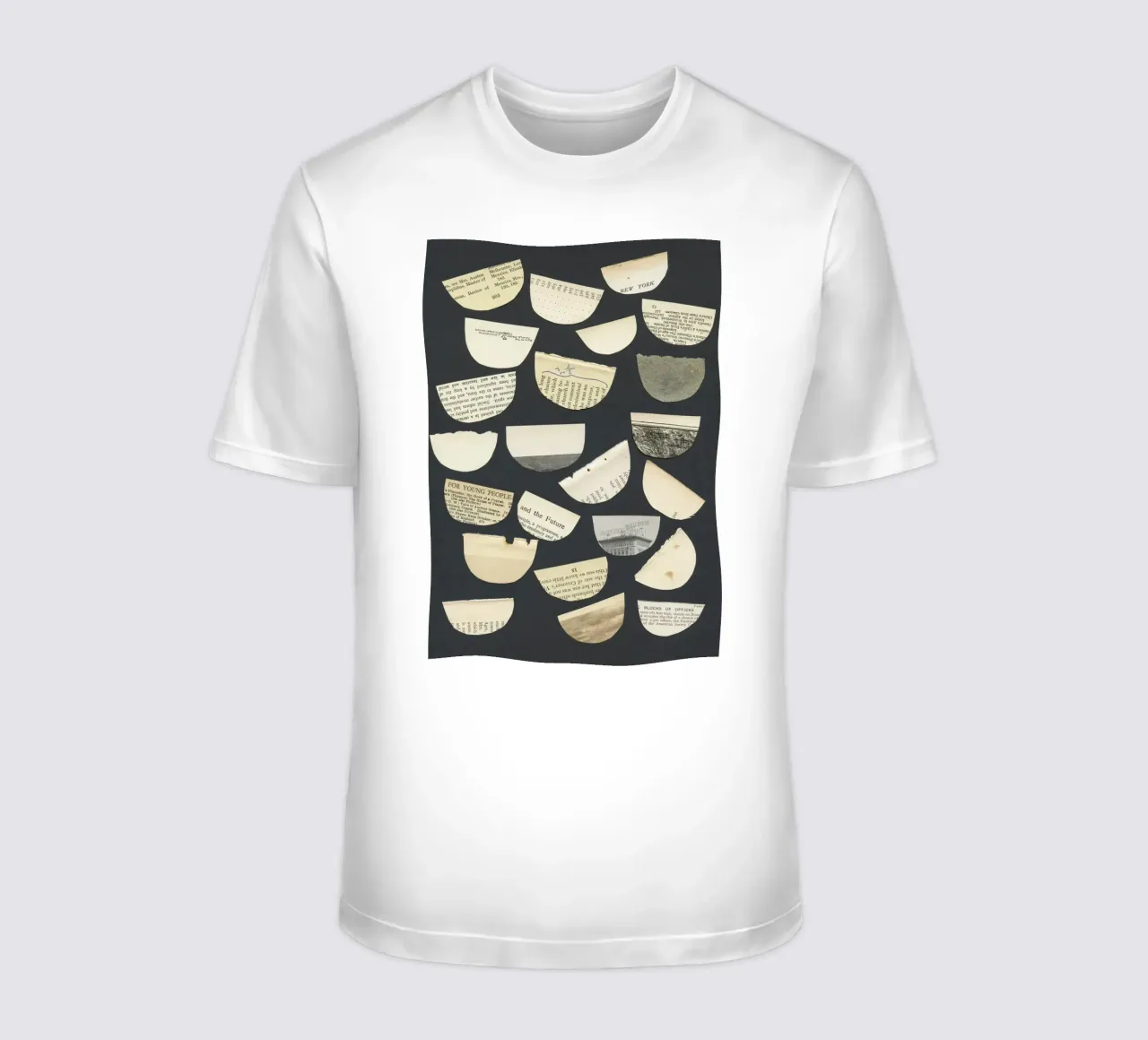 Vrije Woorden t-shirt van Cassia Beck Collage